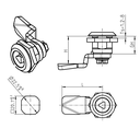 EMKA 1000-U223-G Housing foamed, Zinc die black powder-coated