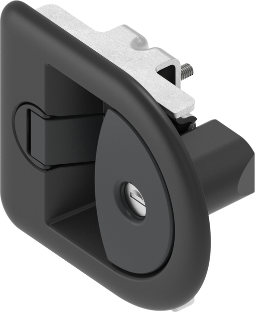 EMKA 1130-U15-01 Chest handle keyed EK 333, Polyamide black and zinc die signal black powder-coated