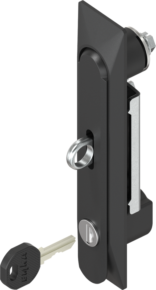 EMKA 1150-U4-01 Swinghandle 1150, keyed different, and for padlock, Zinc die black powder-coated